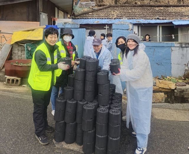 KGN 미래이음봉사단, 연탄 나눔 봉사활동