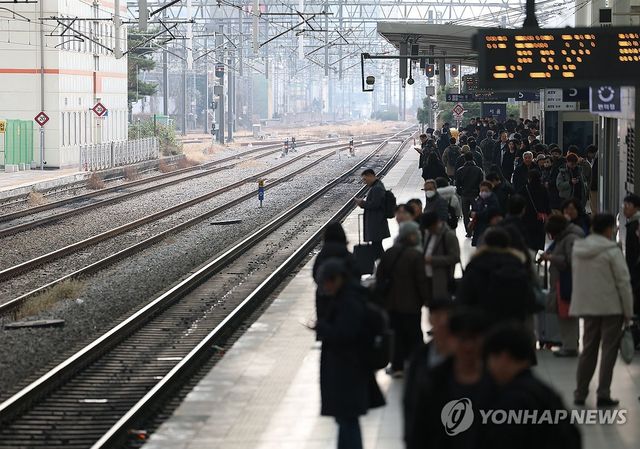철도파업 하루 앞둔 서울역