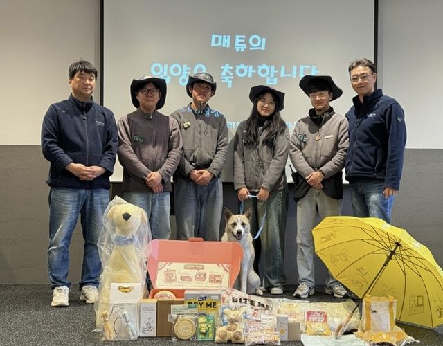 소노펫클럽앤리조트, 임시보호견 1호 '매튜' 새 가족 찾아