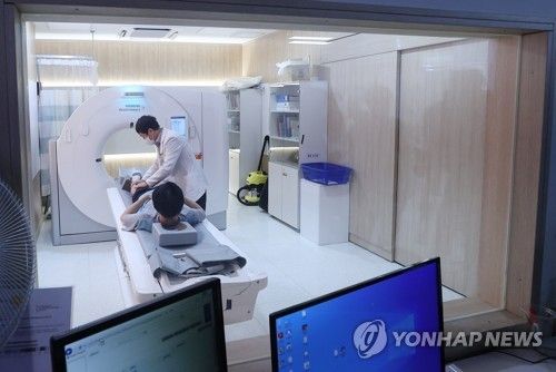 CT촬영 모습