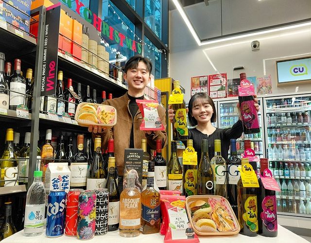 CU 연말 와인 할인전…가성비 먹거리도
