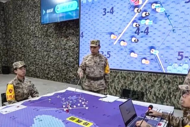 중국 모의 전쟁훈련