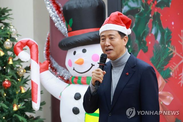 인사말하는 오세훈 서울시장