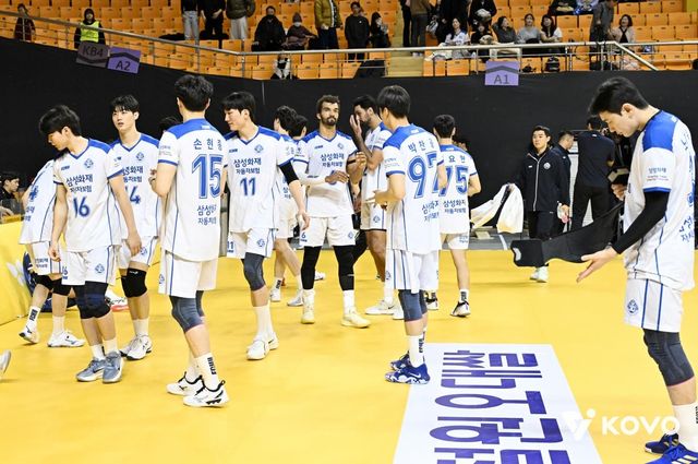 프로배구 삼성화재 선수단