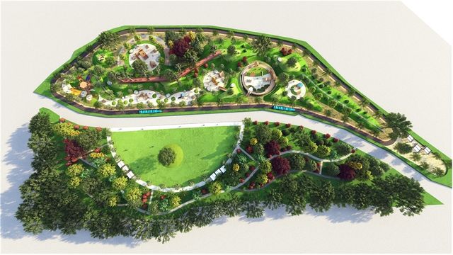 솔향수목원 유아숲체험원 조감도