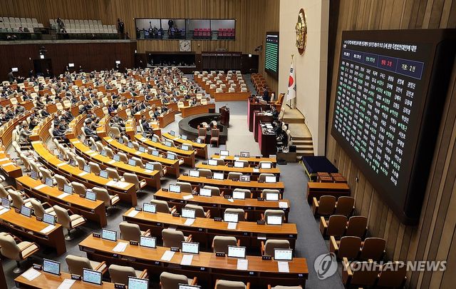 내란전담재판부법 국회 통과
