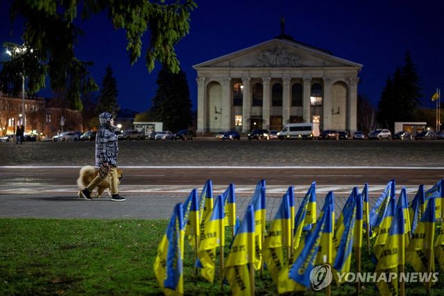 우크라이나 체르니히우 시내 