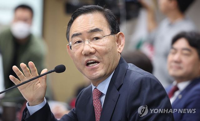 국민의힘 소속 주호영 국회부의장