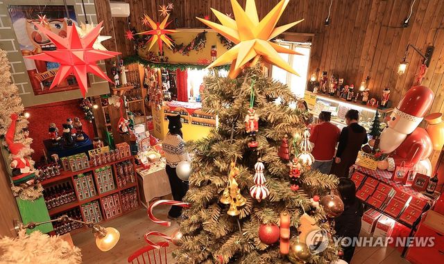 크리스마스 시즌이 왔어요