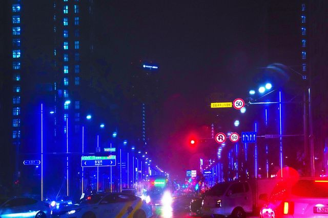 중랑구 망우로를 밝히는 새 디자인 가로등