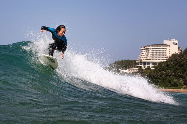 제주 중문해수욕장의 서퍼