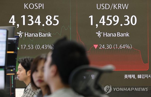 계속 떨어지는 원·달러 환율