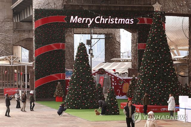한강공원에서 즐기는 크리스마스 마켓