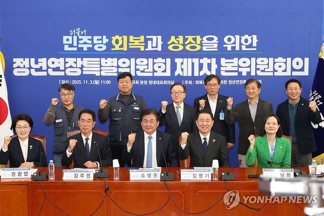 민주당 정년연장특위 첫 회의