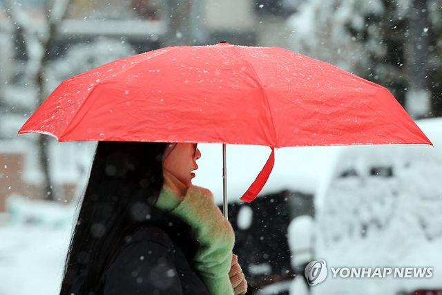 눈 내리는 출근길