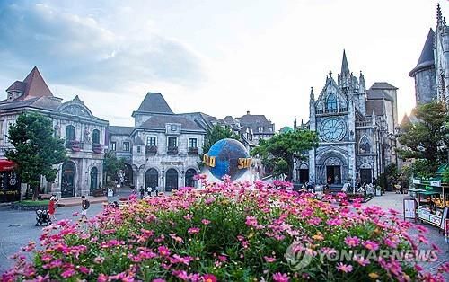 다낭 바나힐 테마파크 전경