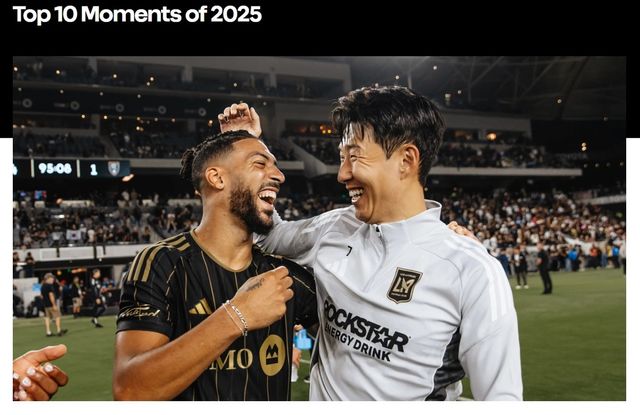 'LAFC가 뽑은 2025년 최고의 순간 10장면'