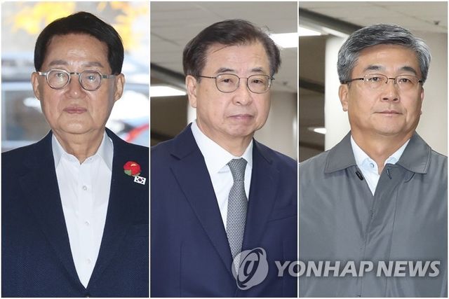 '서해 피격사건' 문재인 정부 안보라인, 결심공판 출석