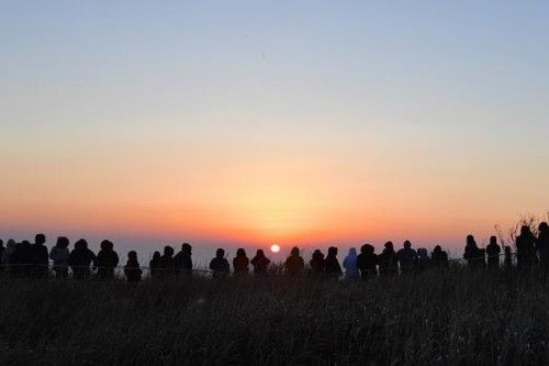 양산시 천성산 일출