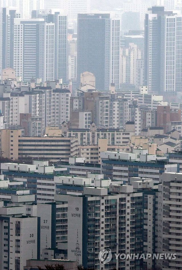 서울 시내 아파트 단지 모습