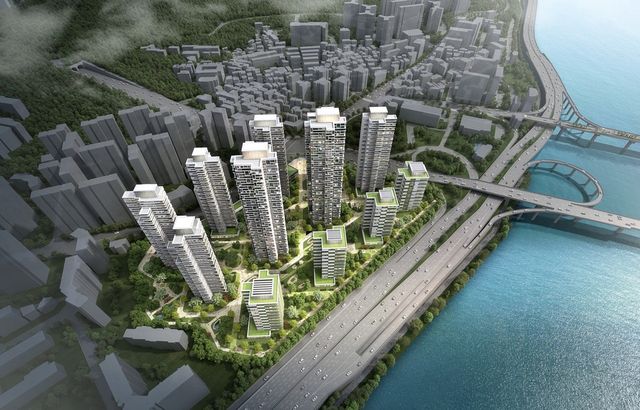 광장극동아파트 재건축사업 조감도