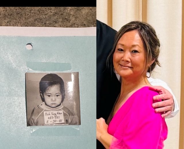 허영란 씨의 과거(왼쪽)와 현재 모습