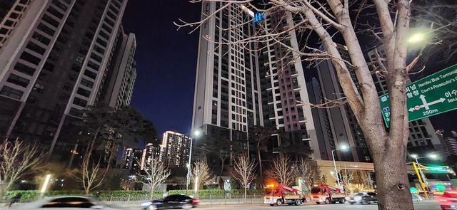 정전이 발생한 서초구 신반포자이 아파트