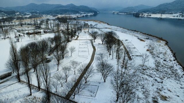 여주 남한강 강천섬 캠핑장