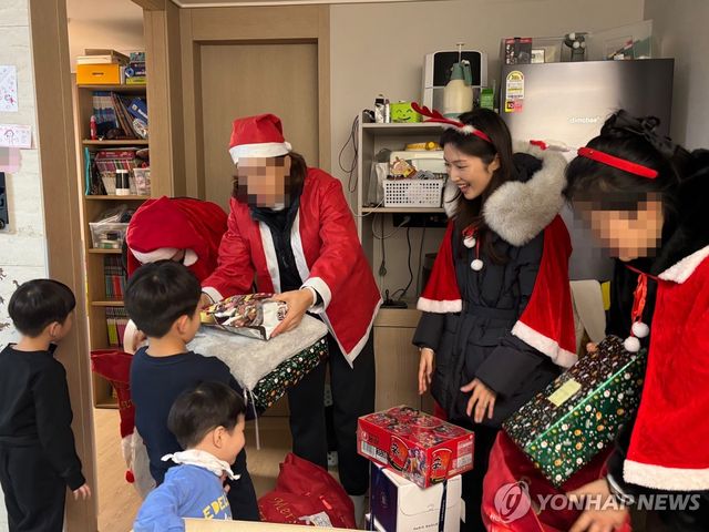 크리스마스 선물 전달