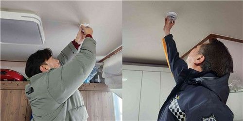 단독경보형 감지기 설치 현장