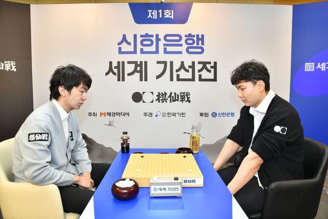 박정환이 당이페이를 꺾고 세계기선전 결승에 올랐다.