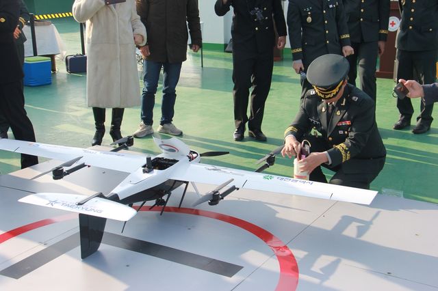 드론으로 혈액 배송 