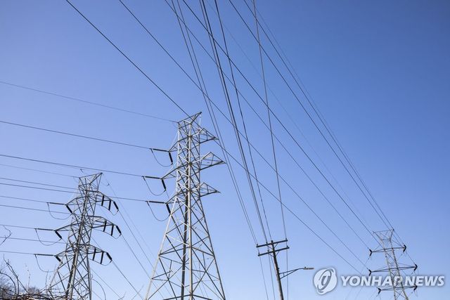 미국 미시간주의 송전탑