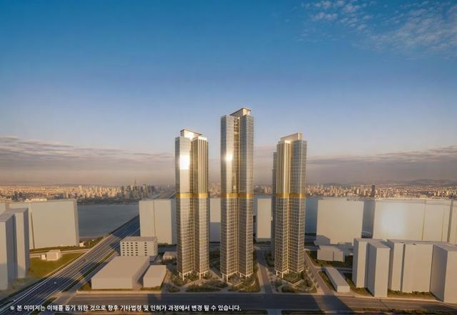 이촌1구역 재건축정비사업 조감도(안)