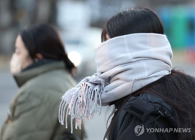 '목도리 중무장'