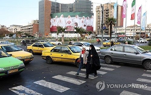 이란 테헤란 거리