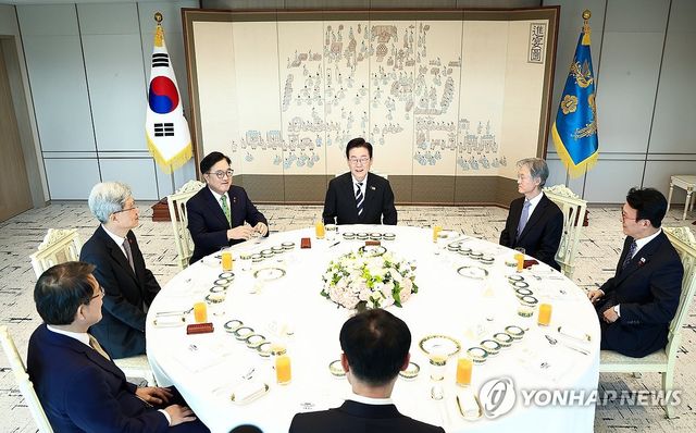 이재명 대통령, 5부 요인 초청 오찬 발언