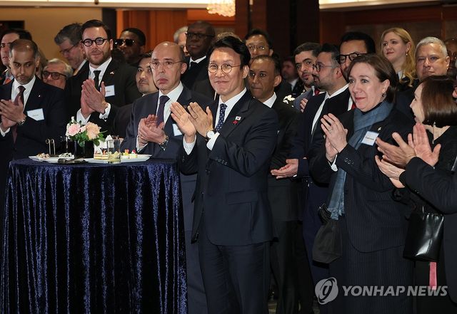 김민석 국무총리, 주한 외교단 초청 리셉션