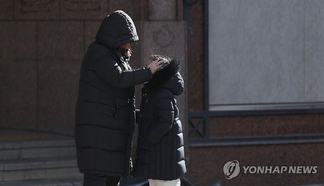 따뜻하게 입어야 하는 날씨