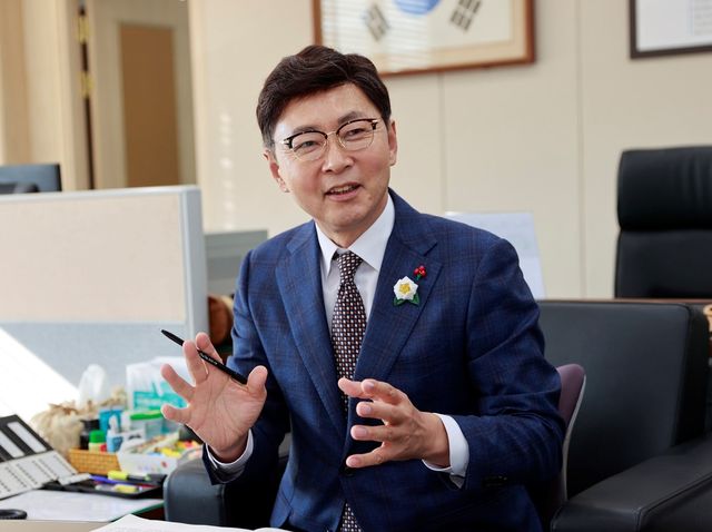 새해 군정방향 설명하는 김철우 군수