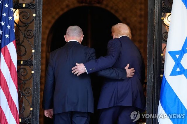 트럼프 미국 대통령과 네타냐후 이스라엘 총리