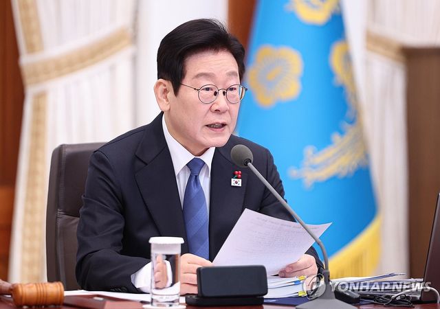 이재명 대통령, 국무회의 발언