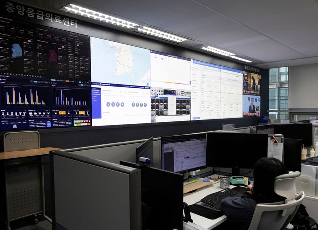 중앙응급의료센터 광역응급의료상황실