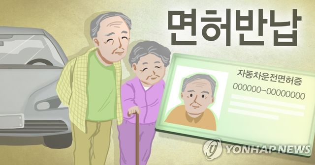 고령운전자 운전면허 반납 (PG)