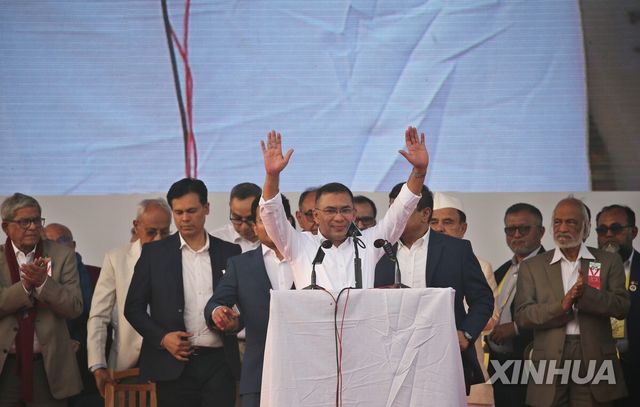 방글라데시 차기 총리가 유력한 타리크 라흐만