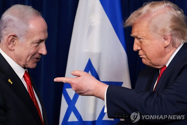 트럼프 미국 대통령과 네타냐후 이스라엘 총리