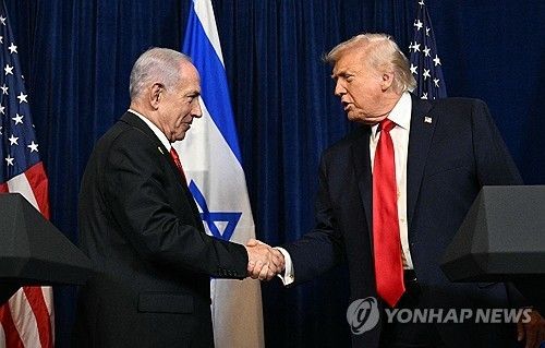 트럼프 미국 대통령과 네타냐후 이스라엘 총리