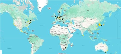 전 세계 '평화의 소녀상' 위치 표시한 구글 지도