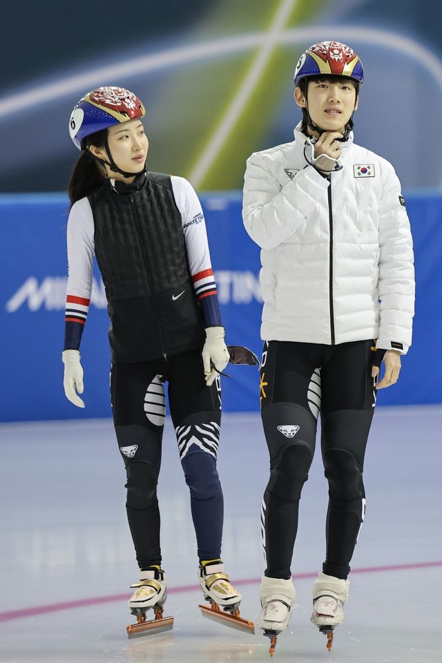 쇼트트랙 김길리와 임종언