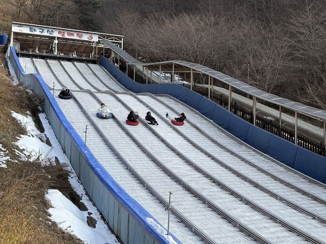 좌구산 눈썰매장